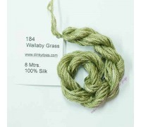 Шёлковое мулине Dinky-Dyes S-184 Wallaby Grass